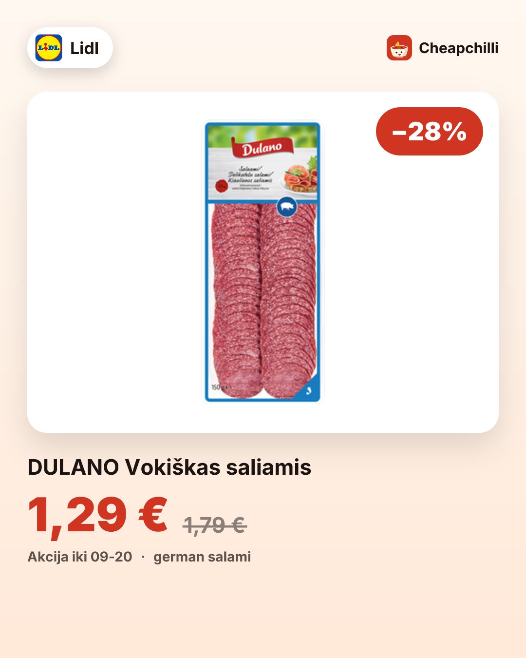 DULANO Vokiškas saliamis