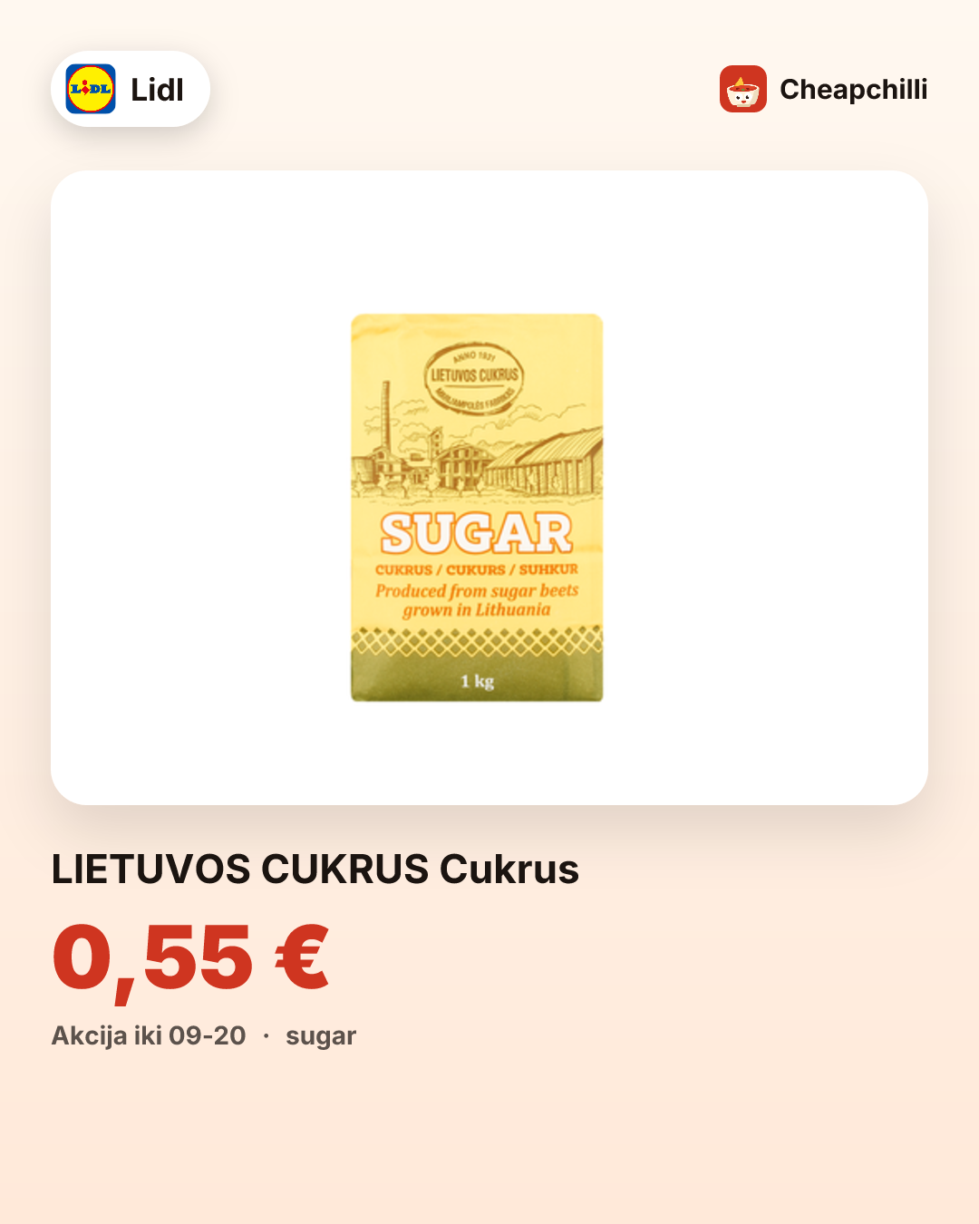 LIETUVOS CUKRUS Cukrus