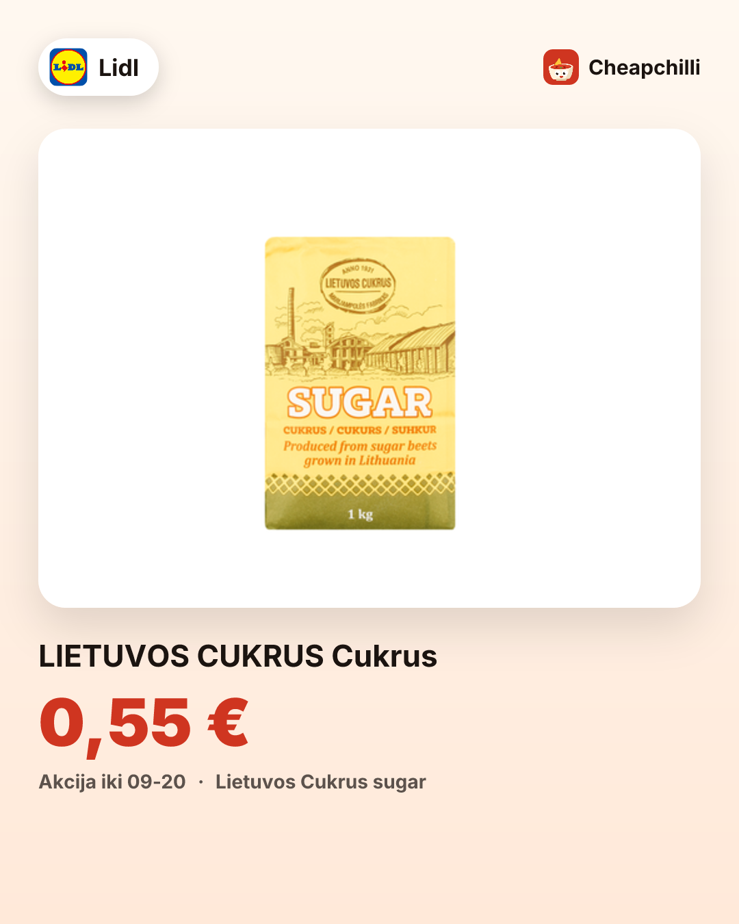LIETUVOS CUKRUS Cukrus